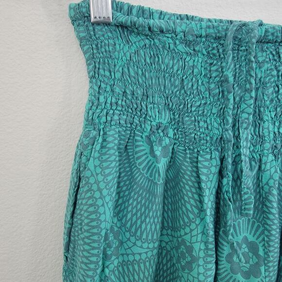 Paradise Island Harem Pants Yoga Ruched Boho Bohemian Fisherman Hippie OS Resort - Picture 9 of 12